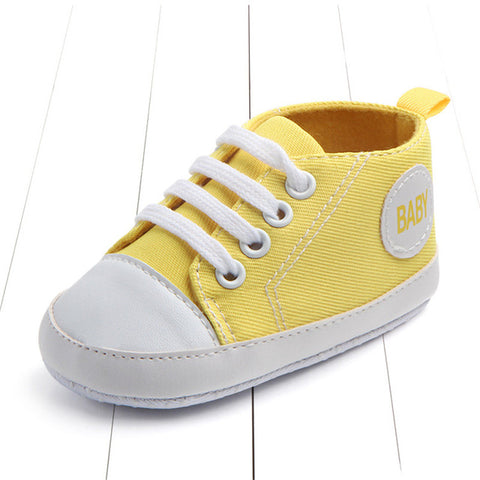 Image of Newborn Baby Boys Girls First Walkers Shoes Infant Toddler Soft Sole (Key word for Free Checkout:  Free Baby Shoe)