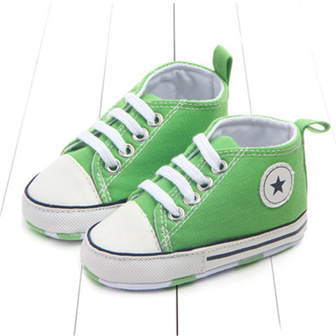 Image of Newborn Baby Boys Girls First Walkers Shoes Infant Toddler Soft Sole (Key word for Free Checkout:  Free Baby Shoe)