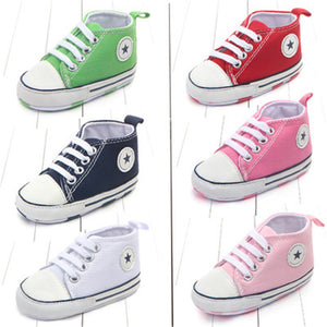 Newborn Baby Boys Girls First Walkers Shoes Infant Toddler Soft Sole (Key word for Free Checkout:  Free Baby Shoe)