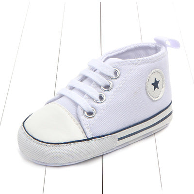 Image of Newborn Baby Boys Girls First Walkers Shoes Infant Toddler Soft Sole (Key word for Free Checkout:  Free Baby Shoe)