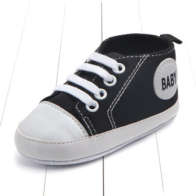 Image of Newborn Baby Boys Girls First Walkers Shoes Infant Toddler Soft Sole (Key word for Free Checkout:  Free Baby Shoe)