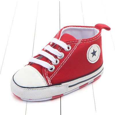 Image of Newborn Baby Boys Girls First Walkers Shoes Infant Toddler Soft Sole (Key word for Free Checkout:  Free Baby Shoe)