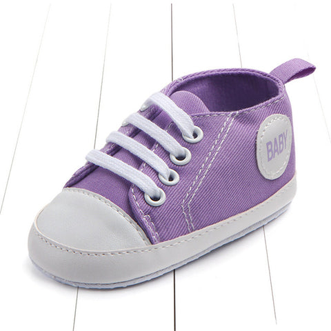 Image of Newborn Baby Boys Girls First Walkers Shoes Infant Toddler Soft Sole (Key word for Free Checkout:  Free Baby Shoe)