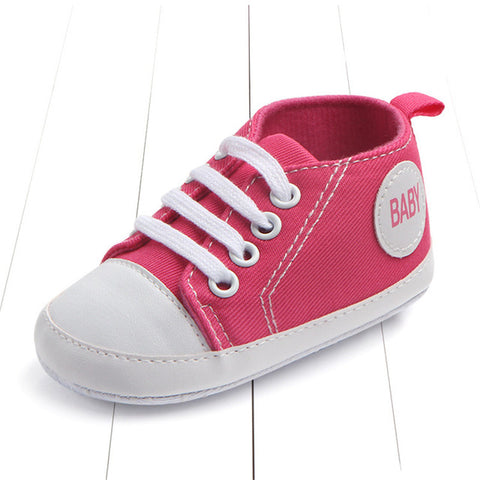 Image of Newborn Baby Boys Girls First Walkers Shoes Infant Toddler Soft Sole (Key word for Free Checkout:  Free Baby Shoe)