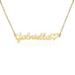Name Necklace + Heart