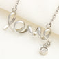 Love Script Necklace