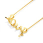 Love Script Necklace